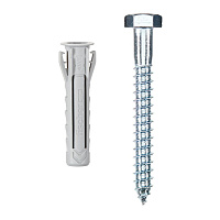 Дюбель распорный Fischer SX PLUS 14x70 мм нейлон с шурупом