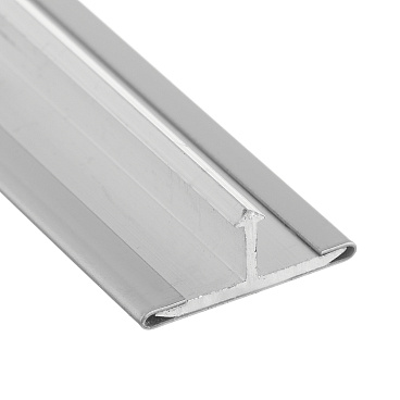 Профиль для напольных покрытий полированный Т-образный нержавеющая сталь 2700х21,7х9 мм