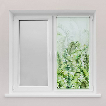 Рулонная штора 52х175 см Legrand Джунгли цветная