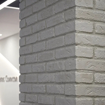 Искусственный камень Monte Alba Йорк Брик белый (84 шт.=0,96 кв.м)