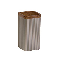 Стакан для ванной Fixsen Fog Latte настольный пластик бежевый (FX-471-3)