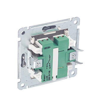 Переключатель Hegel Master одноклавишный встраиваемый черный с подсветкой (ВС10-462-08)