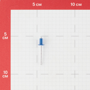 Заклепка вытяжная 4,8x8 мм алюминий/сталь синяя RAL 5005 (100 шт.)