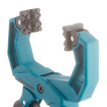 Струбцина ручная Gross клещеобразная пластиковая с храповым механизмом 58 мм (20803)