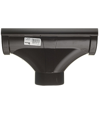 Воронка желоба Docke Lux пластиковая d140-100 мм шоколад RAL 8019