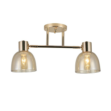 Люстра потолочная Schaffner Lettore E14 80 Вт 12 кв.м (4570-2 GD)