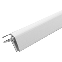 Угол универсальный разборный для панелей 5х3000 мм ПВХ матовый белый