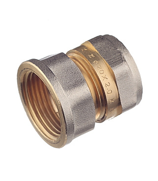 Соединитель прямой 20 обж(ц) х 3/4 ВР(г)