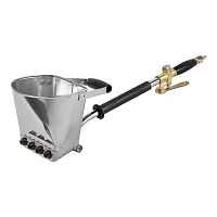 Ковш-хоппер пневматический Pegas Pneumatic 1/4 алюминиевый штукатурный (2721)