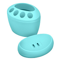 Набор аксессуаров для ванной Martika Камея 2 предмета полипропилен цвет в ассортименте