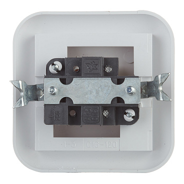 Выключатель Svet одноклавишный встраиваемый белый (0602-00081)