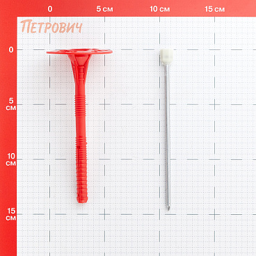 Дюбель для теплоизоляции Tech-Krep 10х140 мм металлический гвоздь с термоголовкой (60 шт.)