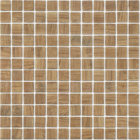 Мозаика Lavelly Smalta светлое дерево стеклянная 311х311х4,9 мм матовая