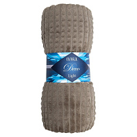 Плед 150х200 см TexRepublic микрофибра коричневый