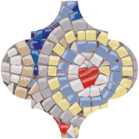 Арабески Майолика Декор Гауди OP\A170\65000 6,5х6,5