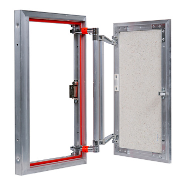 Люк ревизионный под плитку Практика EuroFormat-R алюминиевый 300х500 мм скрытый нажимной