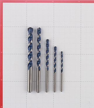 Набор сверл универсальных спиральных Практика 4-10 мм (5 шт.) (640-339)