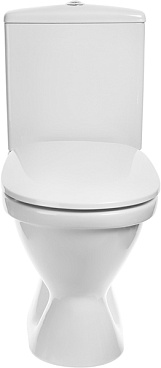 Унитаз-компакт Santek Алькор с косым выпуском с сиденьем дюропласт белый (1.WH30.2.140)
