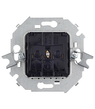 Розетка Simon 15 встраиваемая графит (1591431-038)