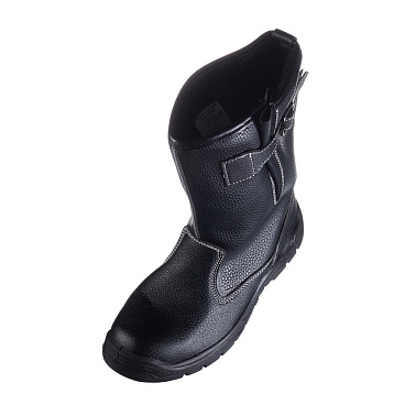 Сапоги рабочие из искусственной кожи утепленные размер 44 черные Мистраль Аскет (141448)