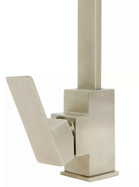 Смеситель для кухни WaMix хром с высоким поворотным изливом однорычажный (WM240318-2)