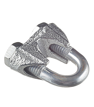 Зажим троса u-образный d8 мм DIN 741 (2 шт.)