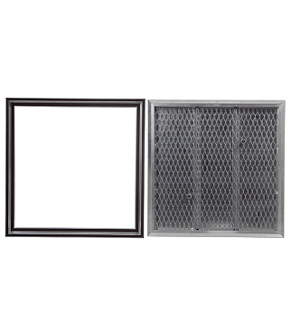 Люк ревизионный под плитку напольный Практика Барьер алюминиевый 600х600 мм скрытый