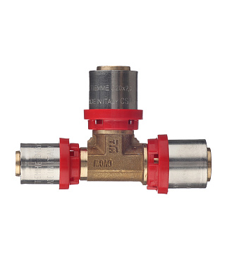 Тройник Tiemme 20(пресс) х 20(пресс) х 16(пресс)