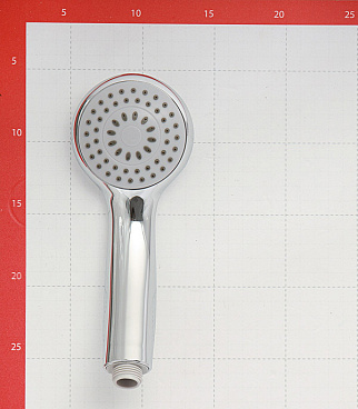 Лейка для душа Union d85 мм 1 режим без шланга пластик хром (148921)