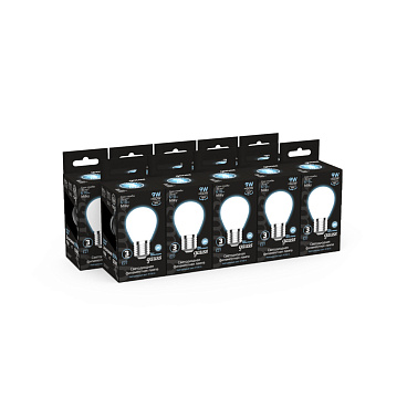 Лампа светодиодная филаментная Gauss E27 4100К 9 Вт 610 Лм 175-240 В шар тонированная