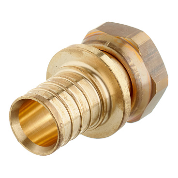 Соединитель прямой Stout 32 мм х 1 ВР(ш) с накидной гайкой латунный (SFA-0019-003210)