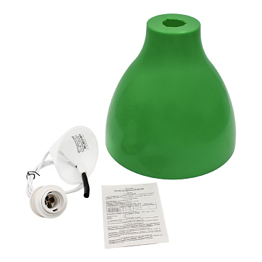 Светильник подвесной Svet Melodi E27 60 Вт зеленый IP20 (1400-00100)