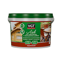 Лак акриловый для наружных работ ВГТ матовый бесцветный 2,2 кг