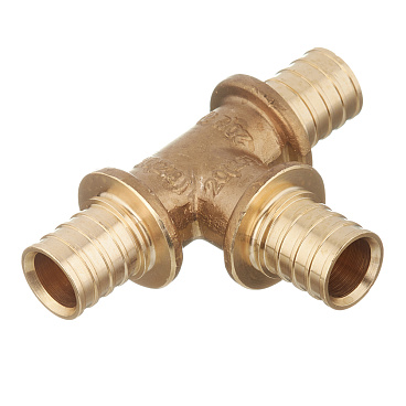 Тройник Stout 20 х 20 х 20 мм латунный (SFA-0013-000020)