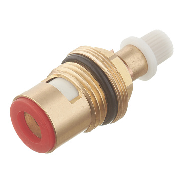 Кран-букса Lemark с керамическими прокладками 1/2х20 мм горячая вода (LM8501R-BL)