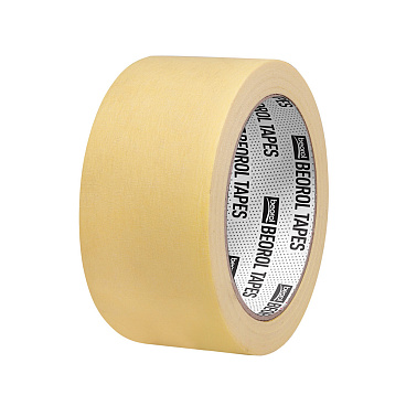 Лента малярная Beorol для паркета желтая 48 мм 33 м УФ-стойкая (PK48PT)
