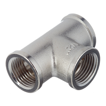 Тройник Stout 1/2 ВР(г) х 1/2 ВР(г) х 1/2 ВР(г) латунный (SFT-0020-000012)