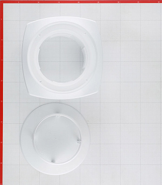 Анемостат приточный регулируемый Era с фланцем d125 мм белый