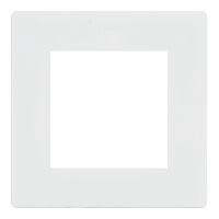 Рамка Simon 24 Harmonie одноместная белая (2400610-030)