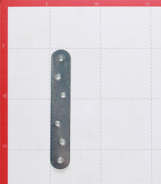 Пластина крепежная оцинкованная 120х19х2.0 мм (4 шт.)