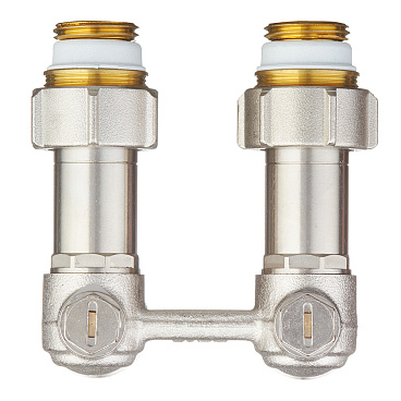 Узел нижнего подключения угловой Simplex ET2/50 3/4 ВР(г) х 3/4 НР(ш) ЕК для радиатора (F10086)