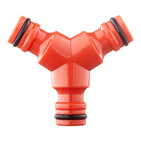 Тройник 1/2 для поливочного шланга Amigo пластиковый (74003)