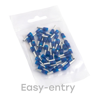 Наконечник штыревой втулочный изолированный EKF PROxima НШВИ 8 мм х 2,5 кв. мм (50 шт.)