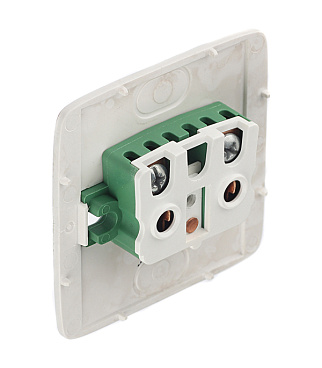 Розетка Hegel Alfa накладная сосна (РА16-103-02)