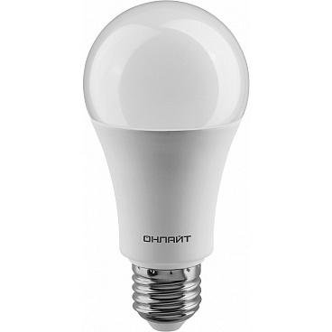 Лампа светодиодная Онлайт E27 2700К 15 Вт 1350 Лм 220-240 В груша A60 матовая
