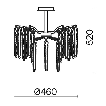 Потолочный светильник Freya FR1010CL-06G