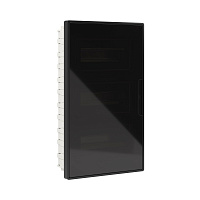 Щит распределительный встраиваемый DKC Frame ЩРВ-П пластиковый IP40 529х312х100 мм 36 модулей черная дверь (F36B1BDDIY)