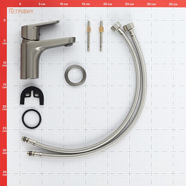 Смеситель для раковины Corsa Deco CX однорычажный графит (FBCXMG)
