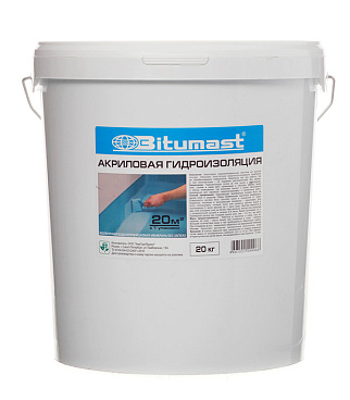 Гидроизоляция акриловая Bitumast 20 кг