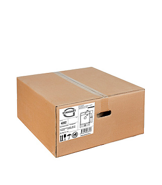 Мойка для кухни Granula Standard 50х42х19 см врезная кварц бежевая